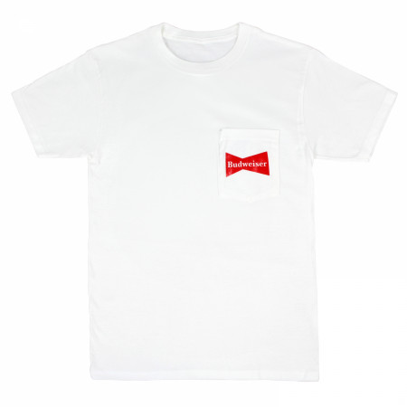 Product image 1 for Budweiser Vintage Label Front and Back Pocket T-Shirt